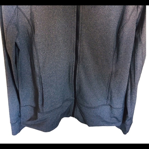 JOE FRESH Active Zip Jacket With Long Sleeves & Pockets Charcoal Grey Size XL - Picture 7 of 8